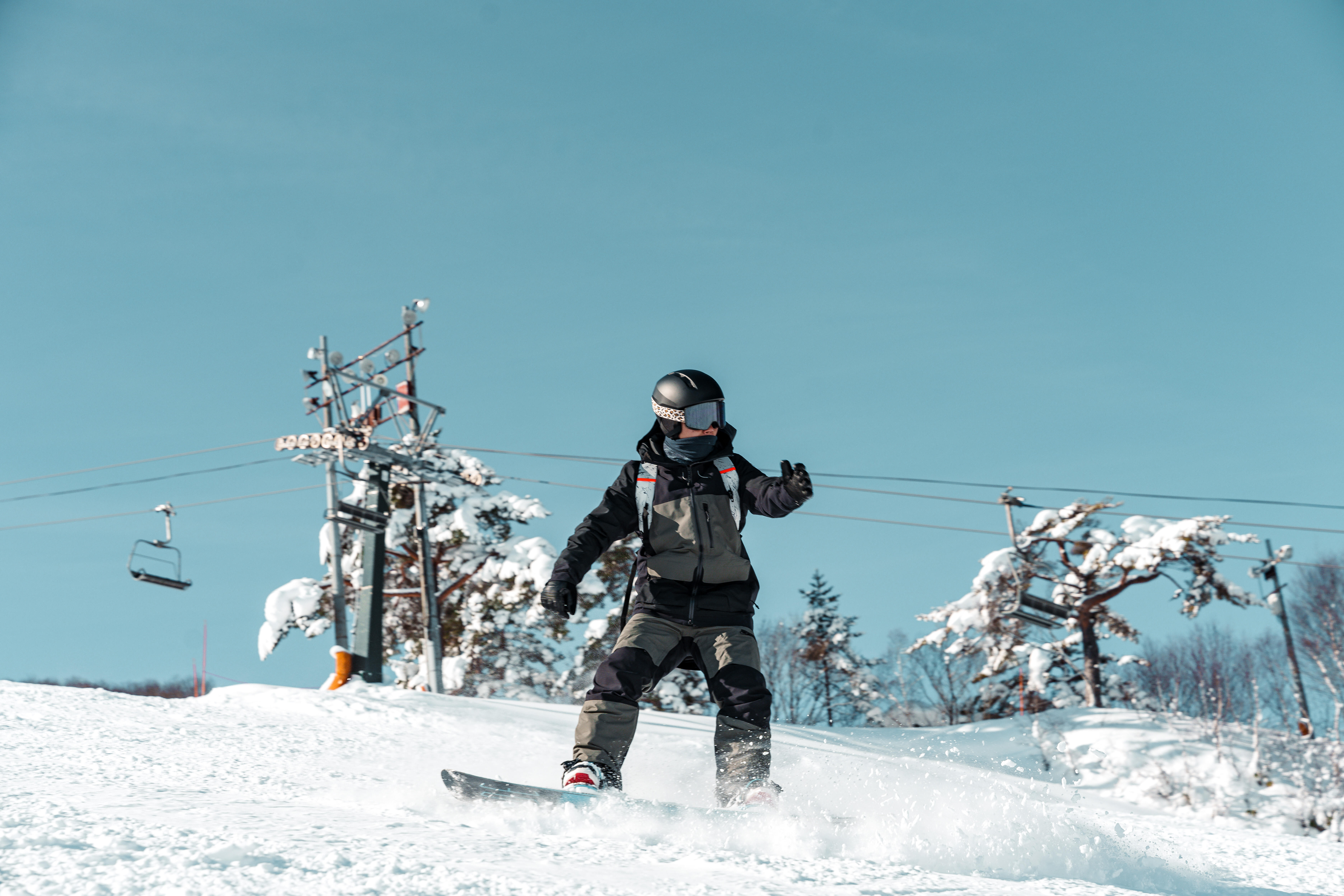 Gants en cuir chauds – ski 900 noir - WEDZE