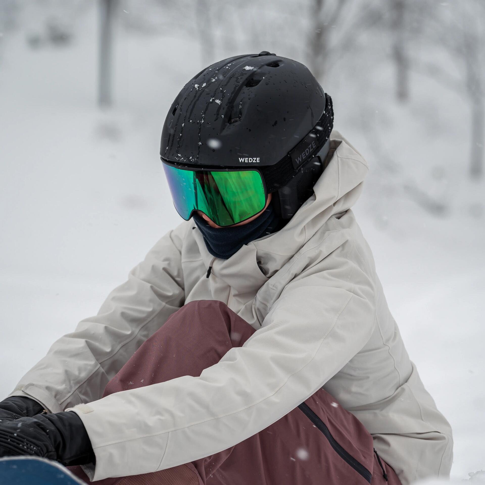 Skibril sneeuw