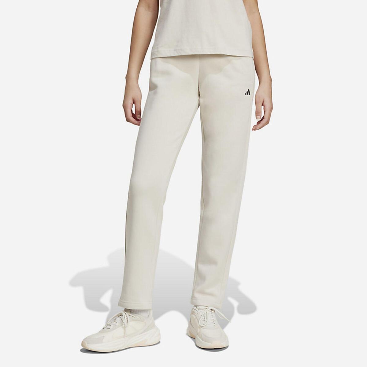 PANTALON JOGING MOLLETON ADIDAS FEMME BEIGE