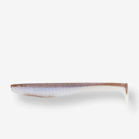 Leurre souple pêche YUBARI FAT SHAD avec Attractant Holographic Pumpkin