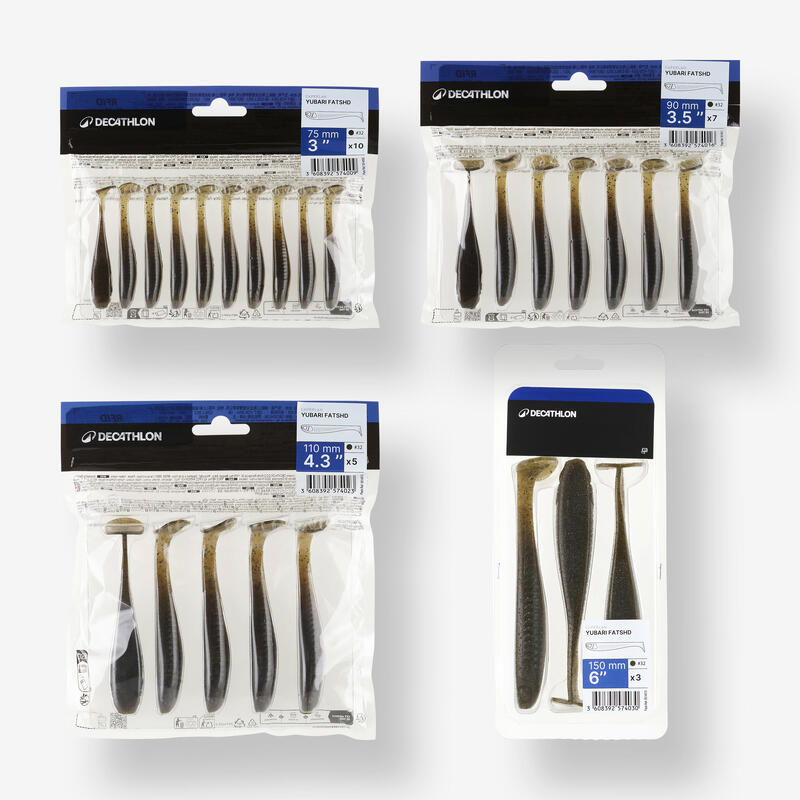 Měkká nástraha Yubari Fat Shad s atraktantem