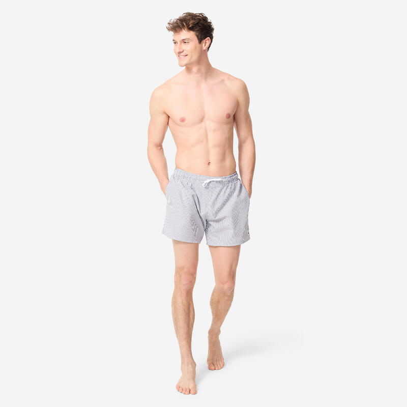 Calções de banho surf 100 Compridos 15" Homem - Texturado