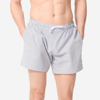 Korte boardshort 15" voor surfen heren 100 gestructureerd
