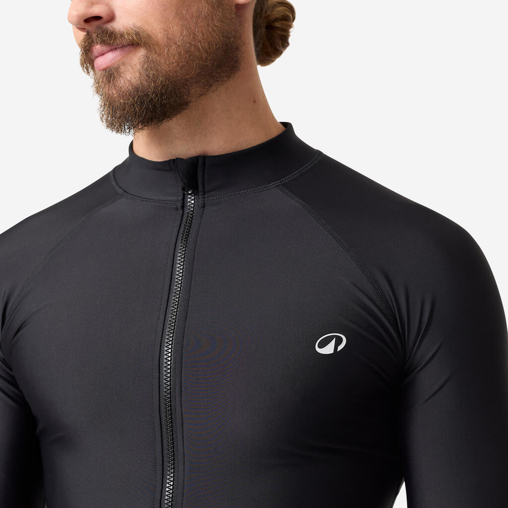 Surfing Man ZipTop UV UPF50+ top 500 Black