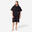 Poncho surf peste 150 cm înălțime 900 FOS Negru Adulți
