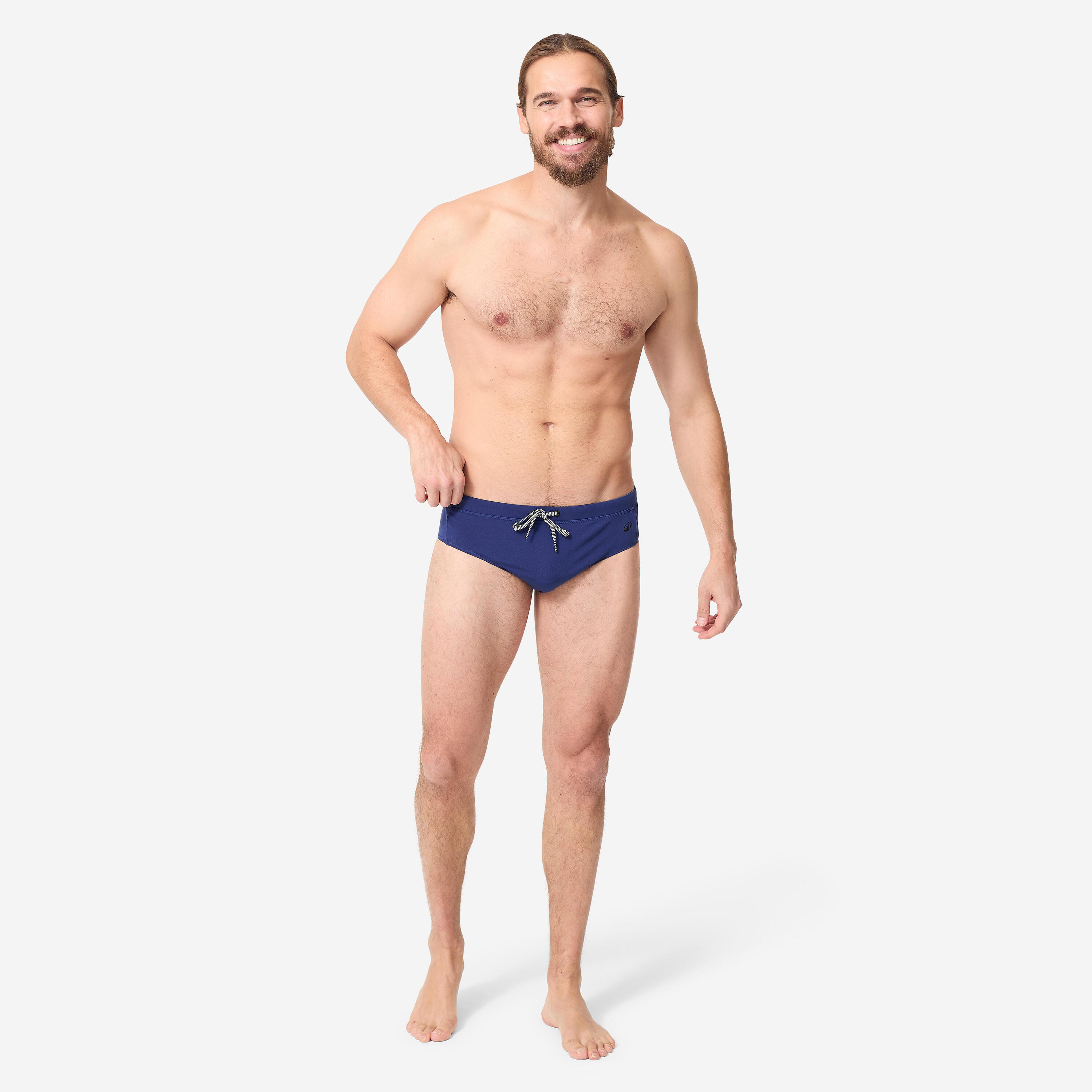 Slip de bain natation Homme - 100 plus navy 2/6
