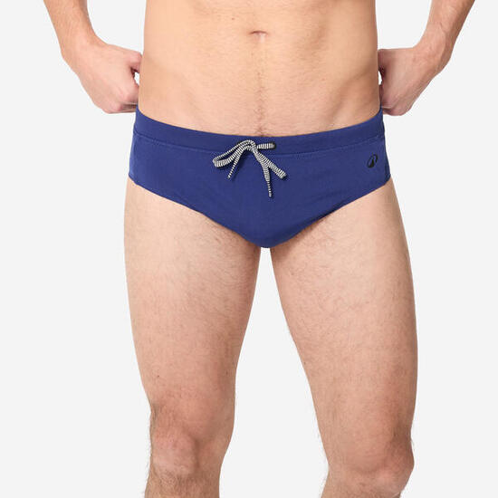 Badehose Slip Herren - 100 Plus marineblau