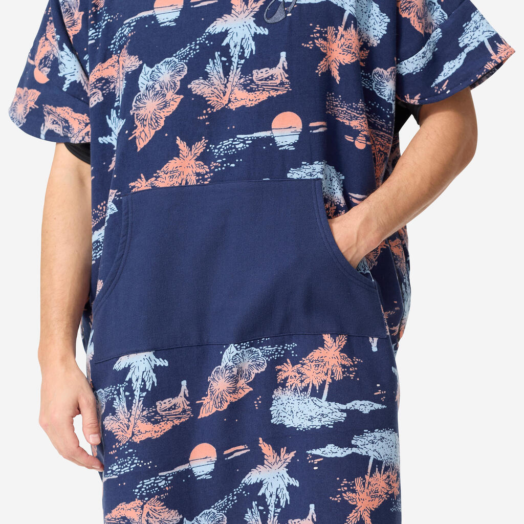 Adult Surf Poncho from 150 cm - 500 Stories blue