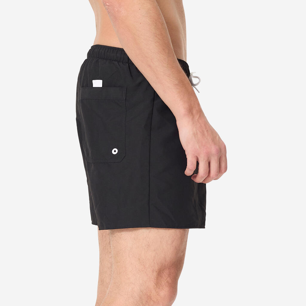 Šorts za plivanje Surf 100 dužine 38 cm Hendaia MW - crni
