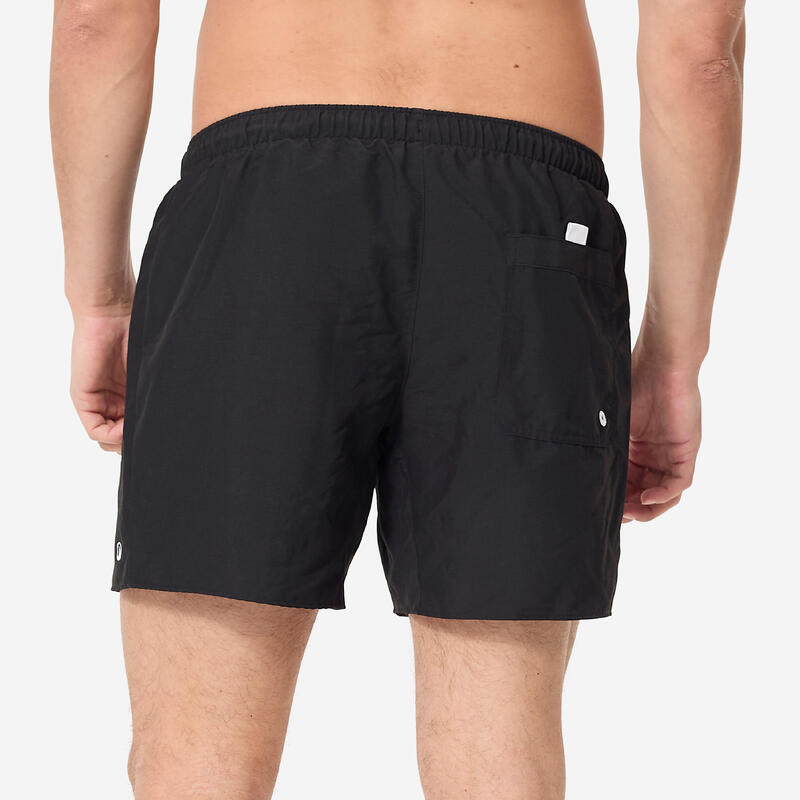 Short de bain surf 100 Court 15" Homme - Hendaia MW Noir