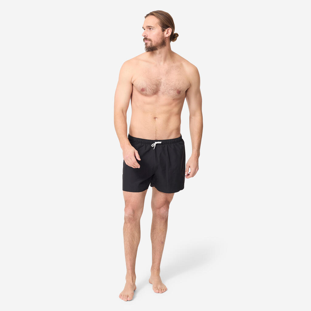 Šorts za plivanje Surf 100 dužine 38 cm Hendaia MW - crni