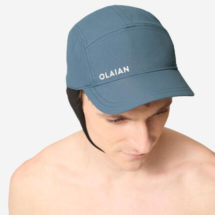 Casquette surf 100 gris carbone