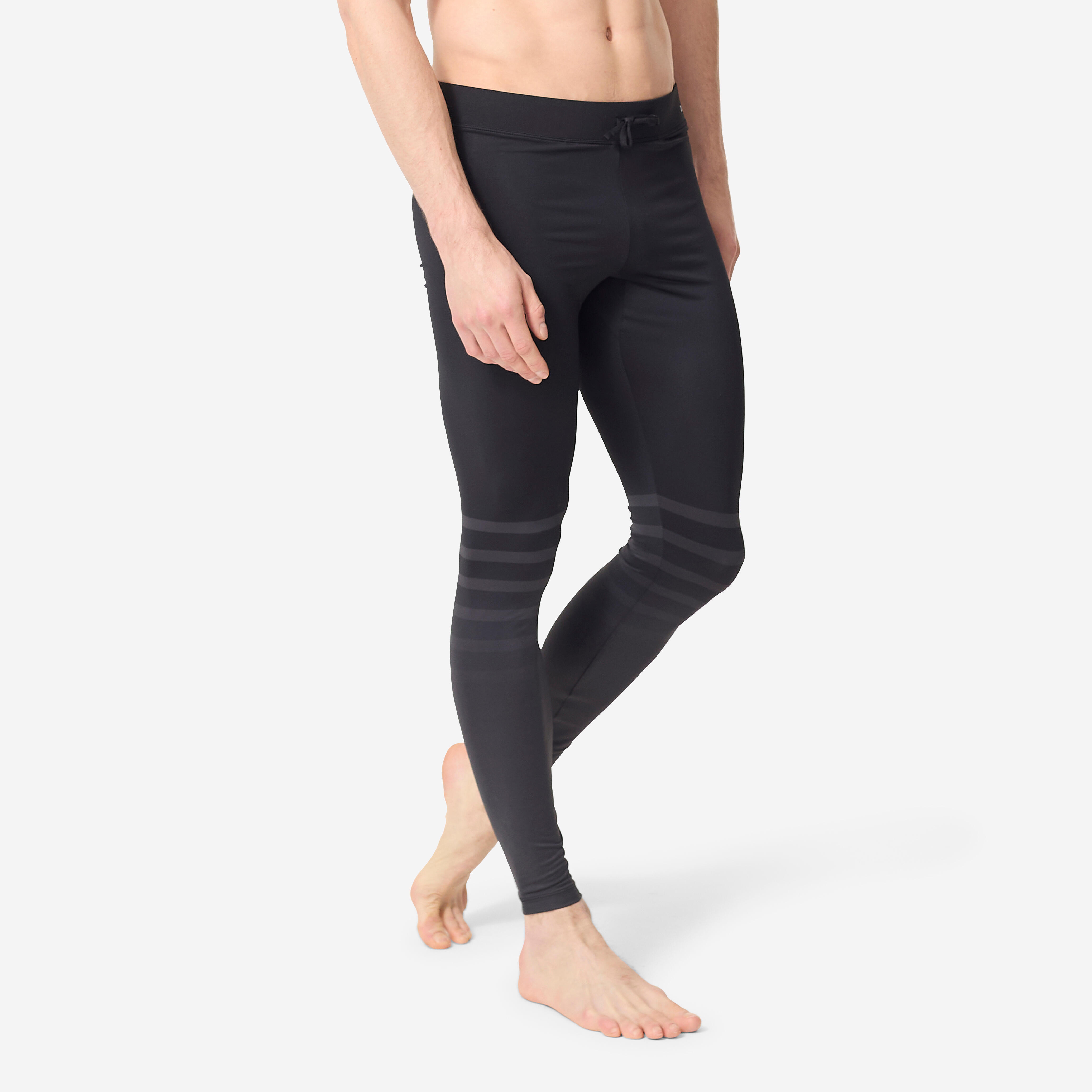 Men’s surfing 100 eco anti-UV leggings slate blue