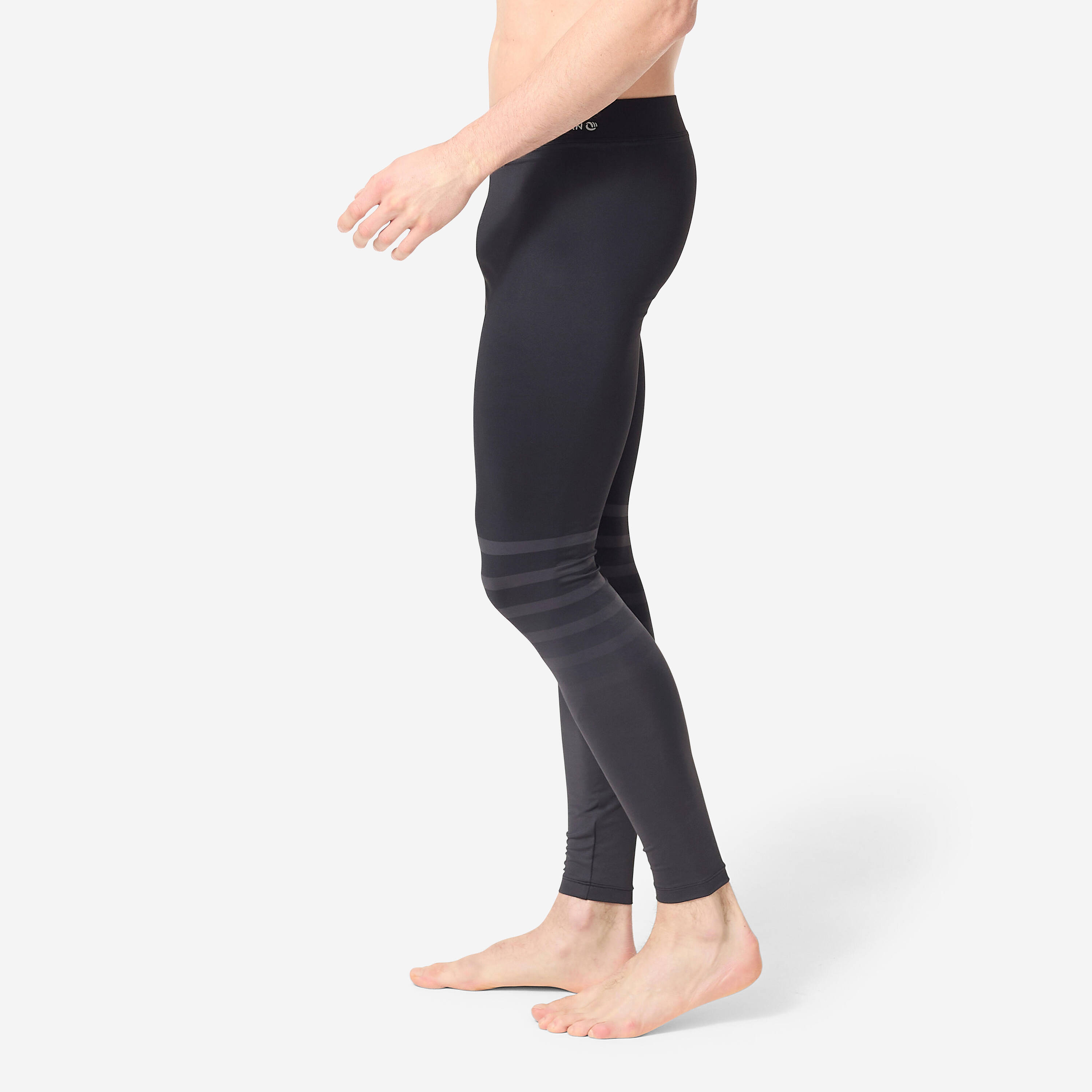 Men surfing 100 eco anti-UV leggings slate blue -  3