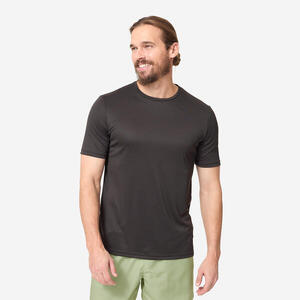 Camiseta protección solar manga corta Hombre negro