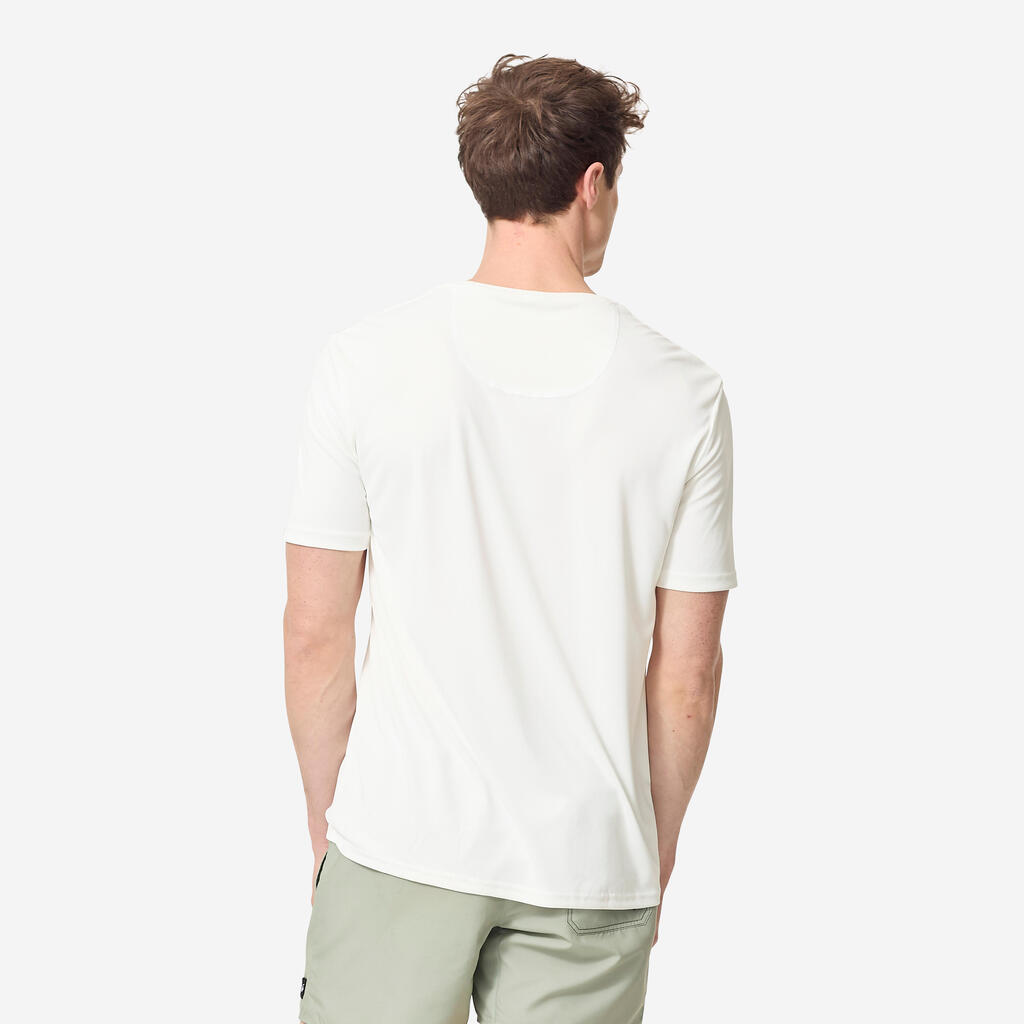 WATER TEE SHIRT top anti UV surf Manches Courtes Homme  Noir