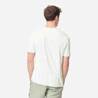Men's surfing short-sleeve anti-UV WATER T-SHIRT - White