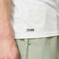 Men's surfing short-sleeve anti-UV WATER T-SHIRT - White