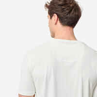 Men's surfing short-sleeve anti-UV WATER T-SHIRT - White