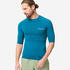 Men Surfing T shirt Short Sleeve UV Protection UPF50+ Blue