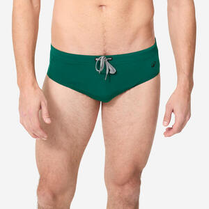 Bañador Hombre Natación Slip Plus Verde
