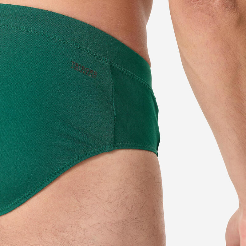 Slip de bain natation Homme - 100 plus vert