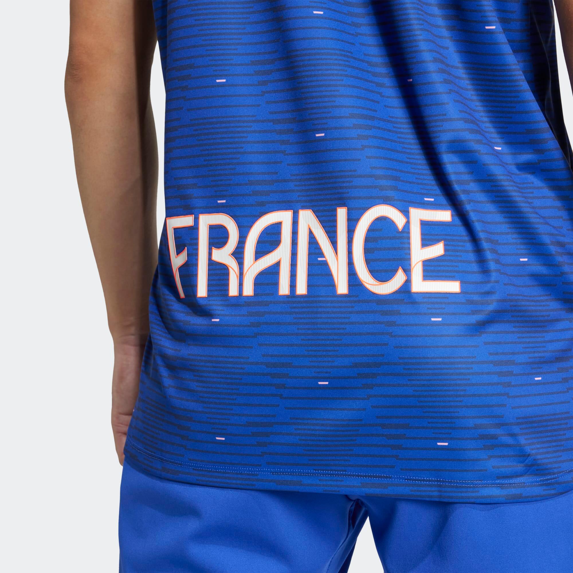 T-shirt de handball entrainement equipe de france homme 2025 5/6