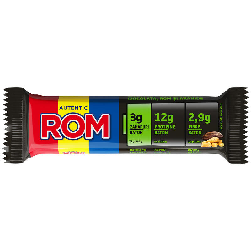 ROM Baton proteic cu cremă rom