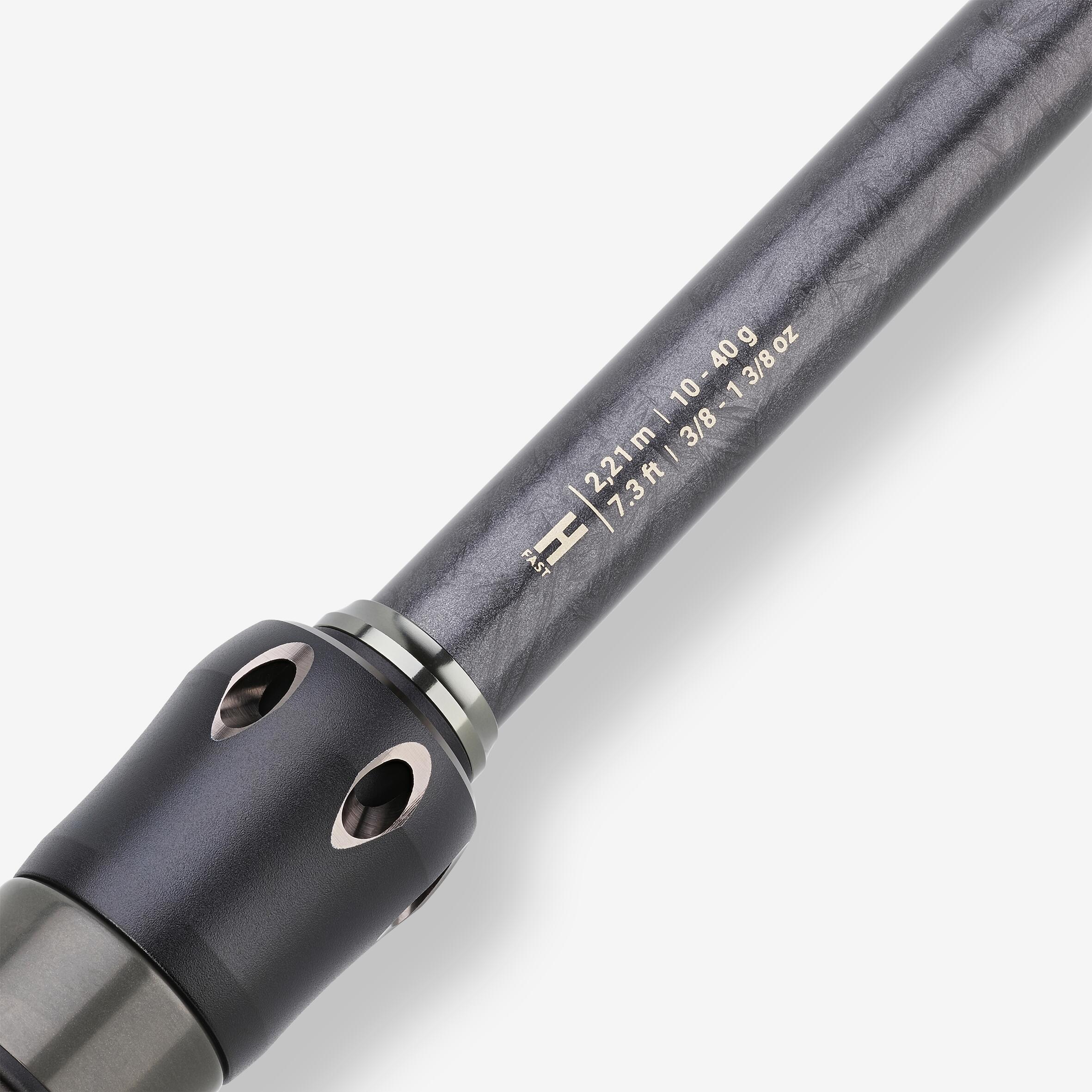 CAPERLAN Prívlačový prút Black Bass WXM 900 Casting 7'3 2,21m H 10-40g 3/8-1.4oz bez · záber 5