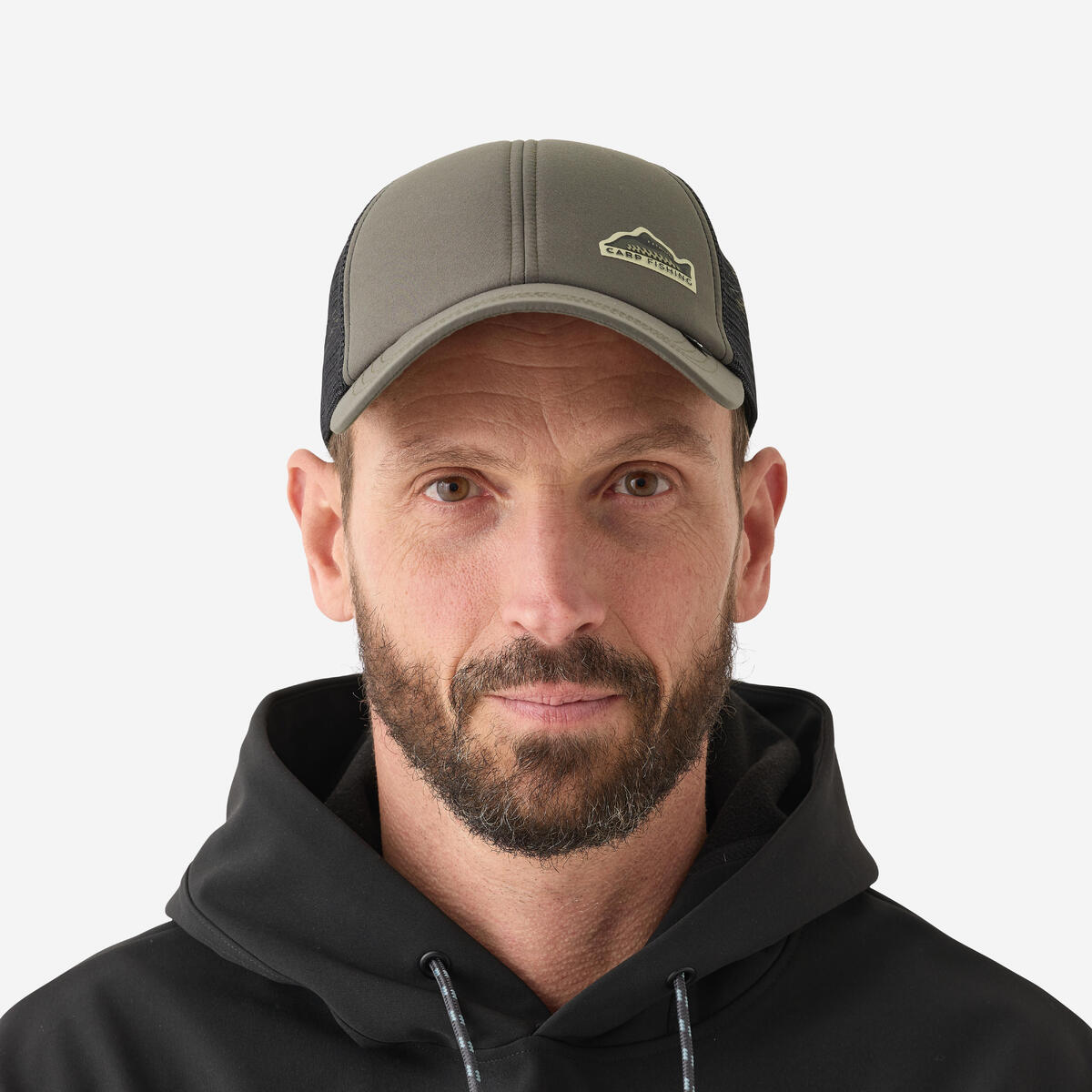 Casquette de pêche 500 Kaki Carpe