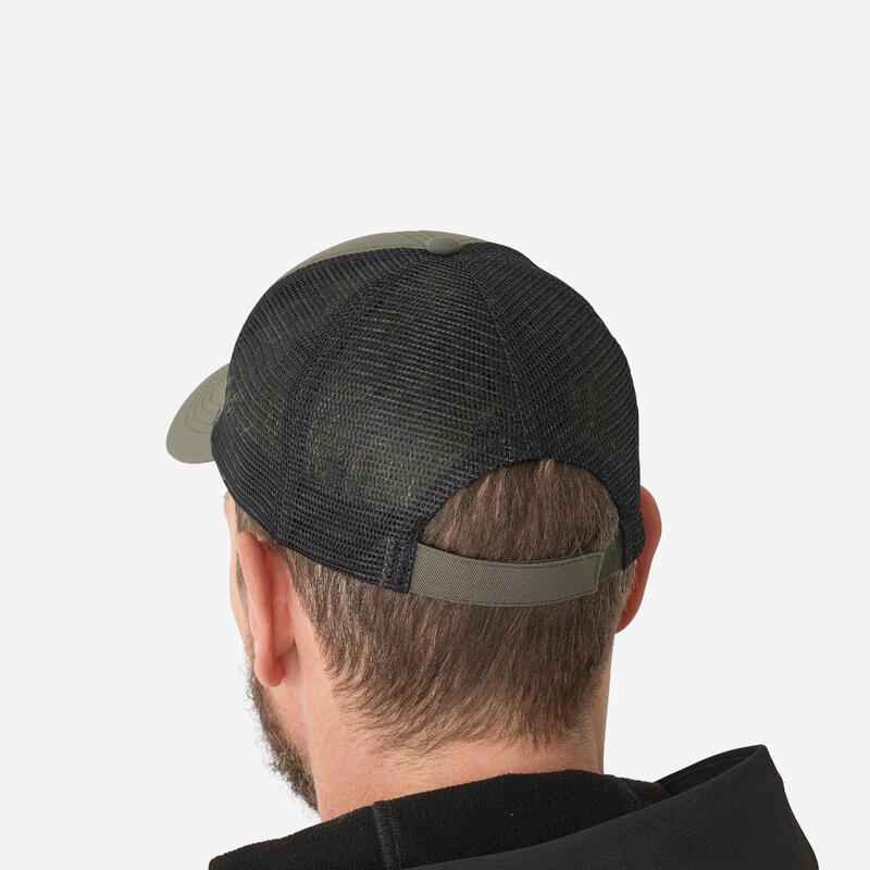 Casquette de pêche 500 Kaki Carpe