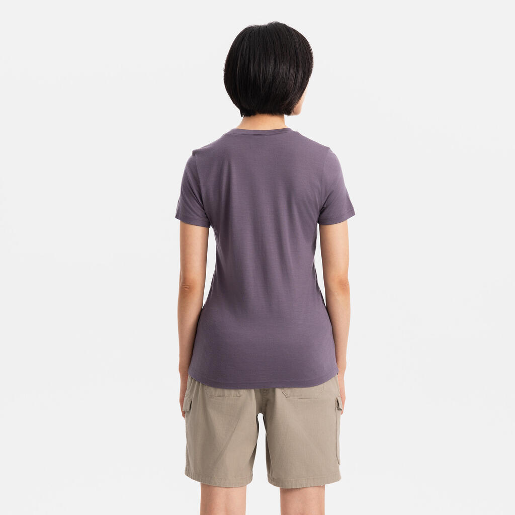 T-SHIRT EN LAINE TRAVEL 500 FEMME