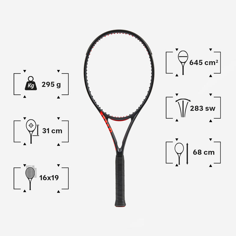 Rachetă de tenis adulți, Wilson Clash 100 V3 negru-portocaliu