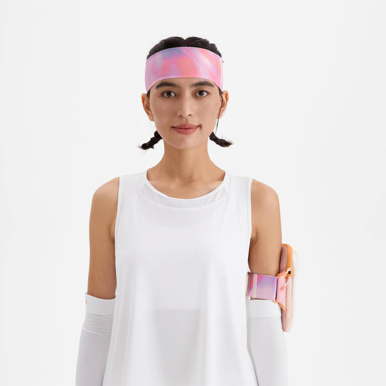 អាវនារី KIPRUN Run 500 Dry ពណ៌ស