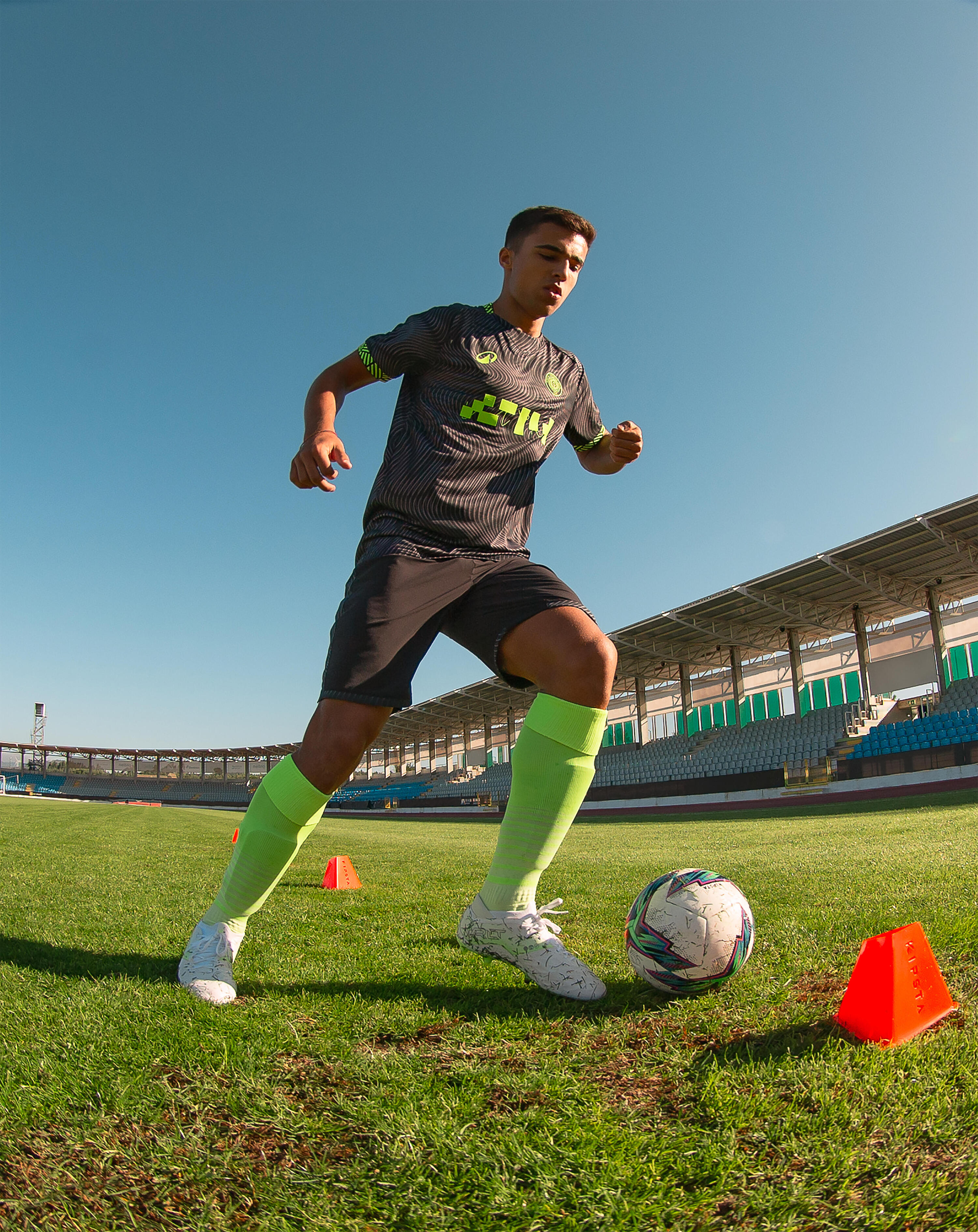 Maillot de soccer à manches courtes homme, Viralto II 8/12