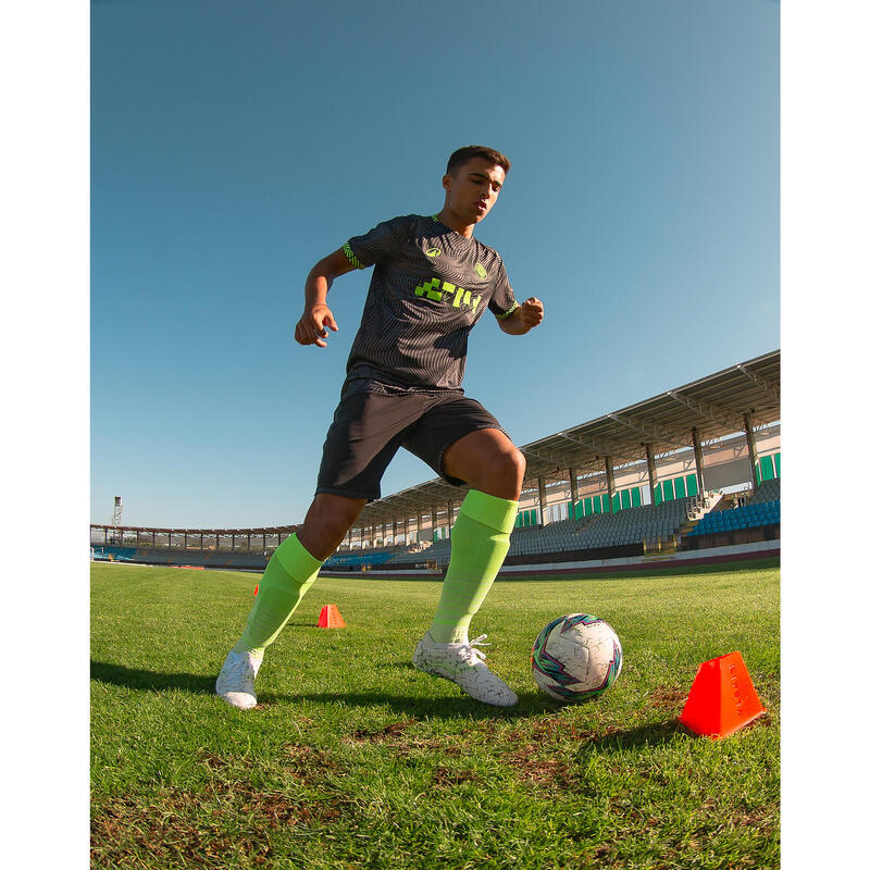 Yetişkin Futbol Forması - Siyah/Neon Sarı - Viralto II