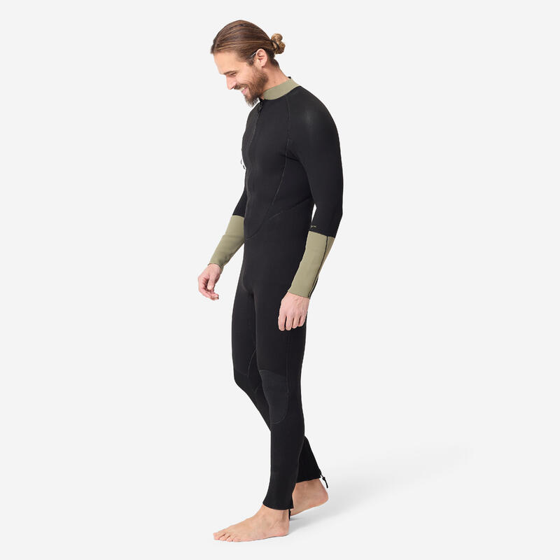 Combinezon neopren integral sporturi acvatice 3/2 fermoar dublu Clasic Bărbați