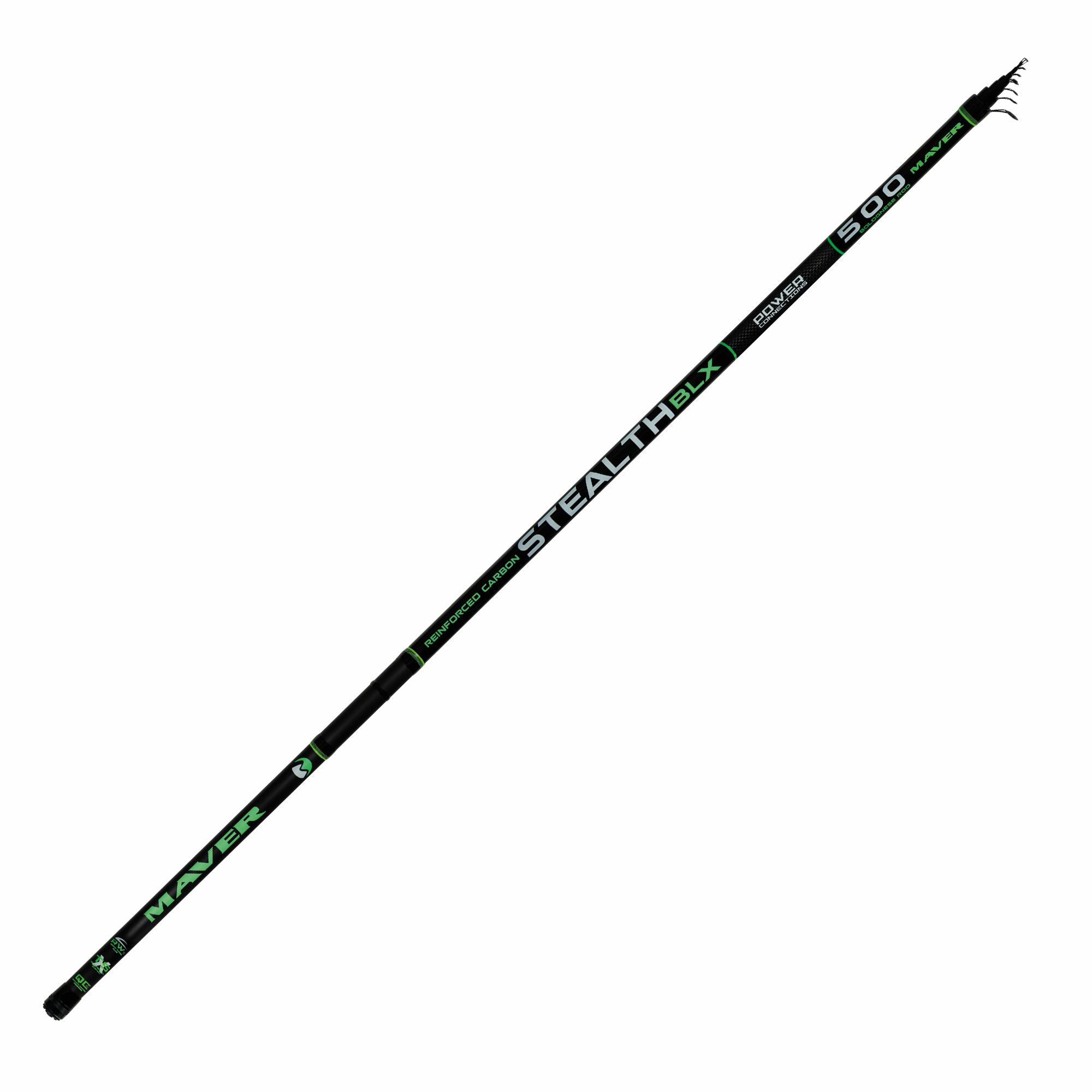 Set canna e mulinello pesca a bolognese Maver Stealth BLX 5mt + Golia 2000 2/3
