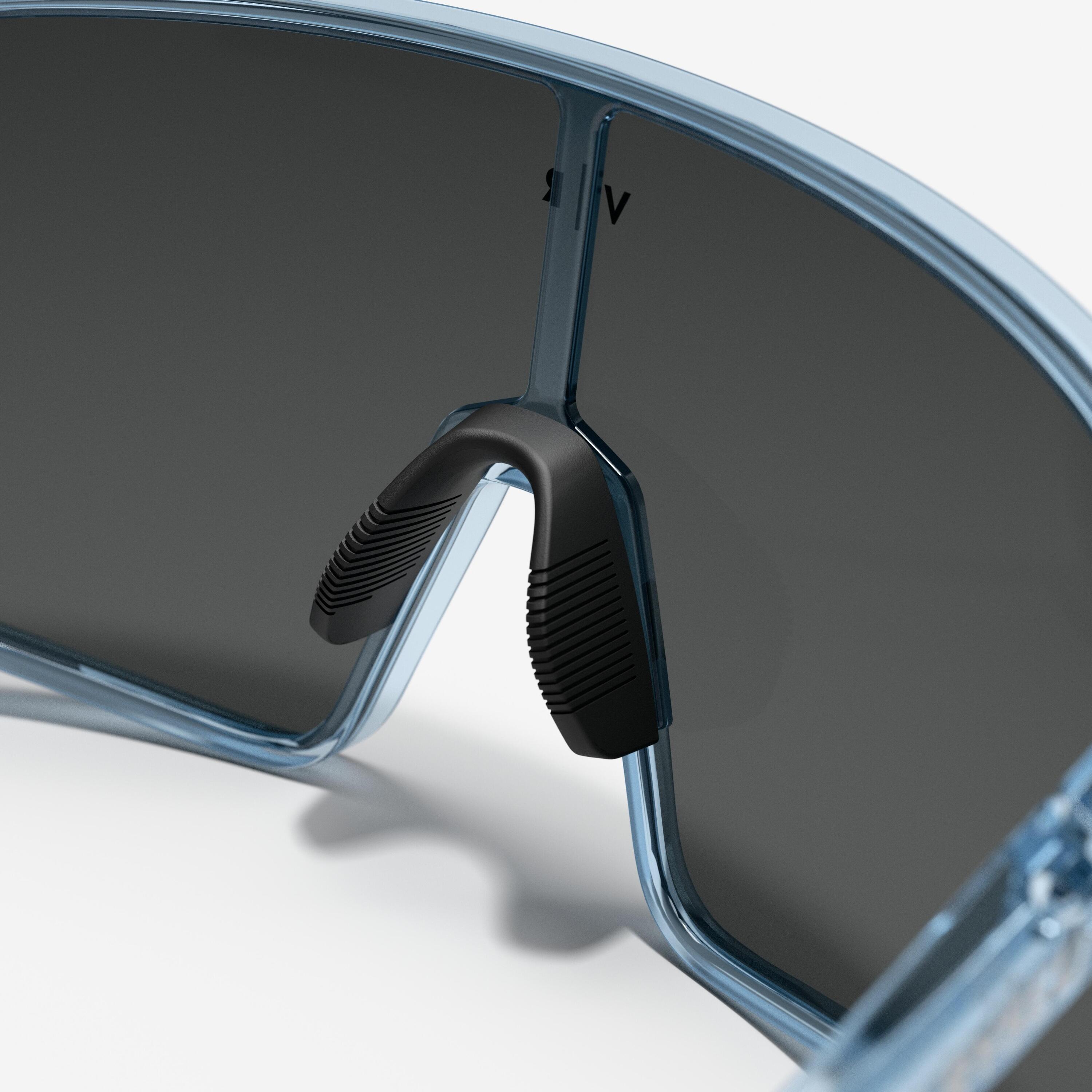 Fahrradbrille Kategorie 3 Roadr 900 Perf blau/durchscheinend  9/10
