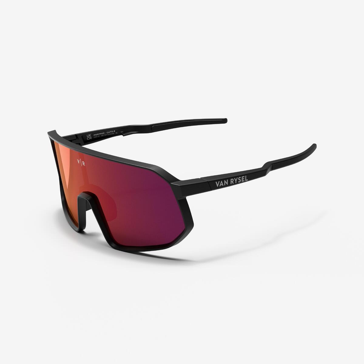 Lunettes de vélo roadr 900 perf catégorie 3 noires
