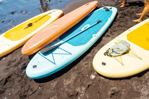 Şişme Stand Up Paddle Seti - 10'6' - 1 veya 2 Kişilik - Mavi - 100 