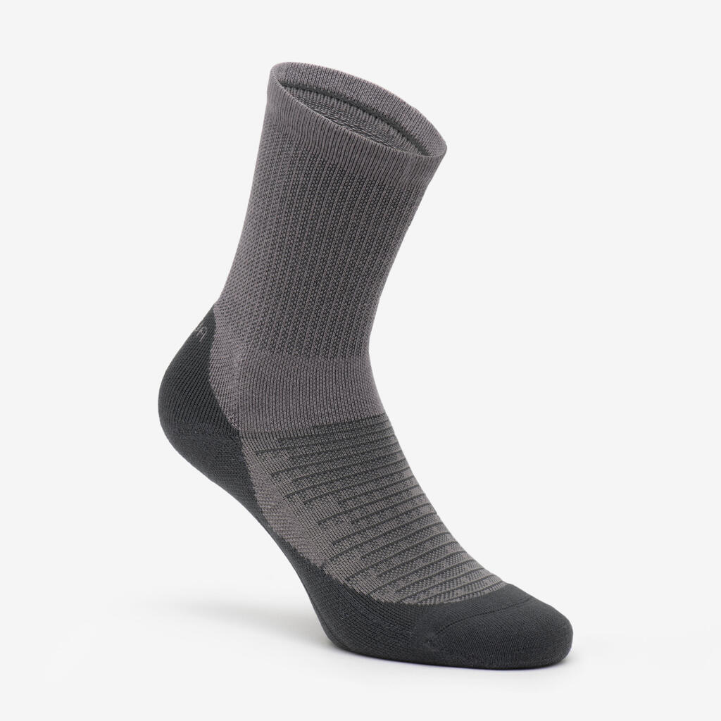 Wandersocken hoch - Hike 100 2 Paar grau/grün