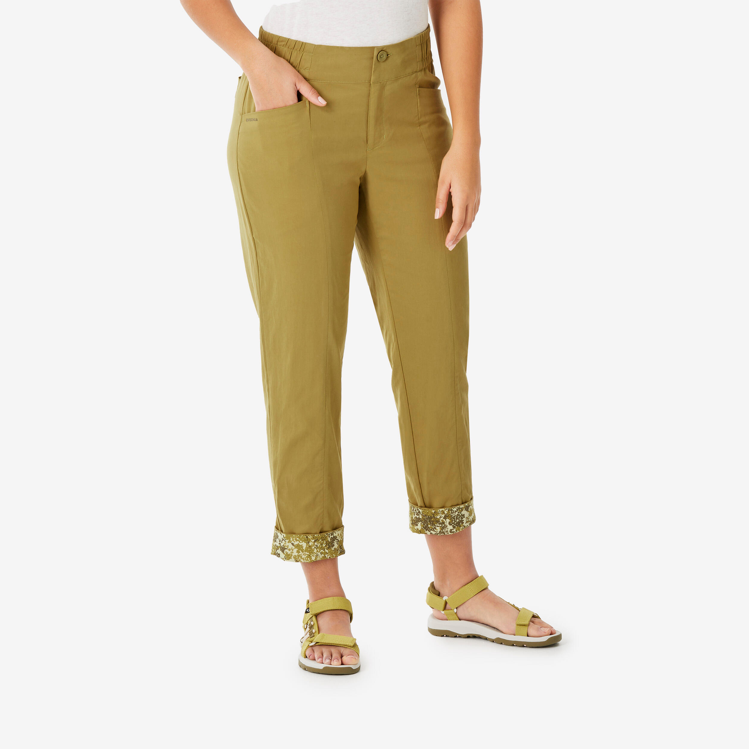 Women’s Hiking Linen Trousers NH500