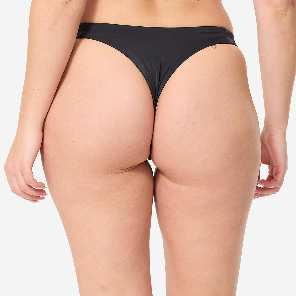 Women’s thong swimsuit bottoms - Nais green
