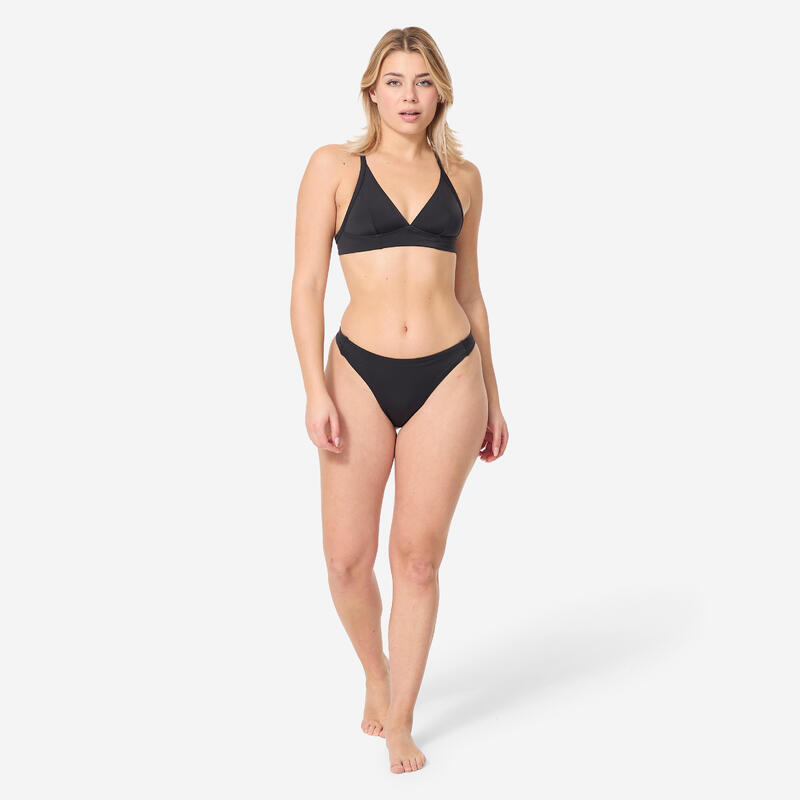 Slip de baie tanga string Nais Negru Damă