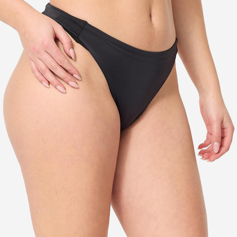 Slip de baie tanga string Nais Negru Damă