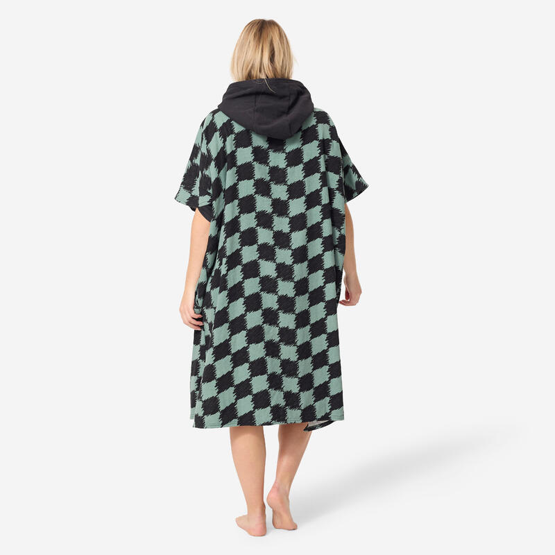 Poncho surf Adulte à partir de 150 cm - 500 Wavy khaki