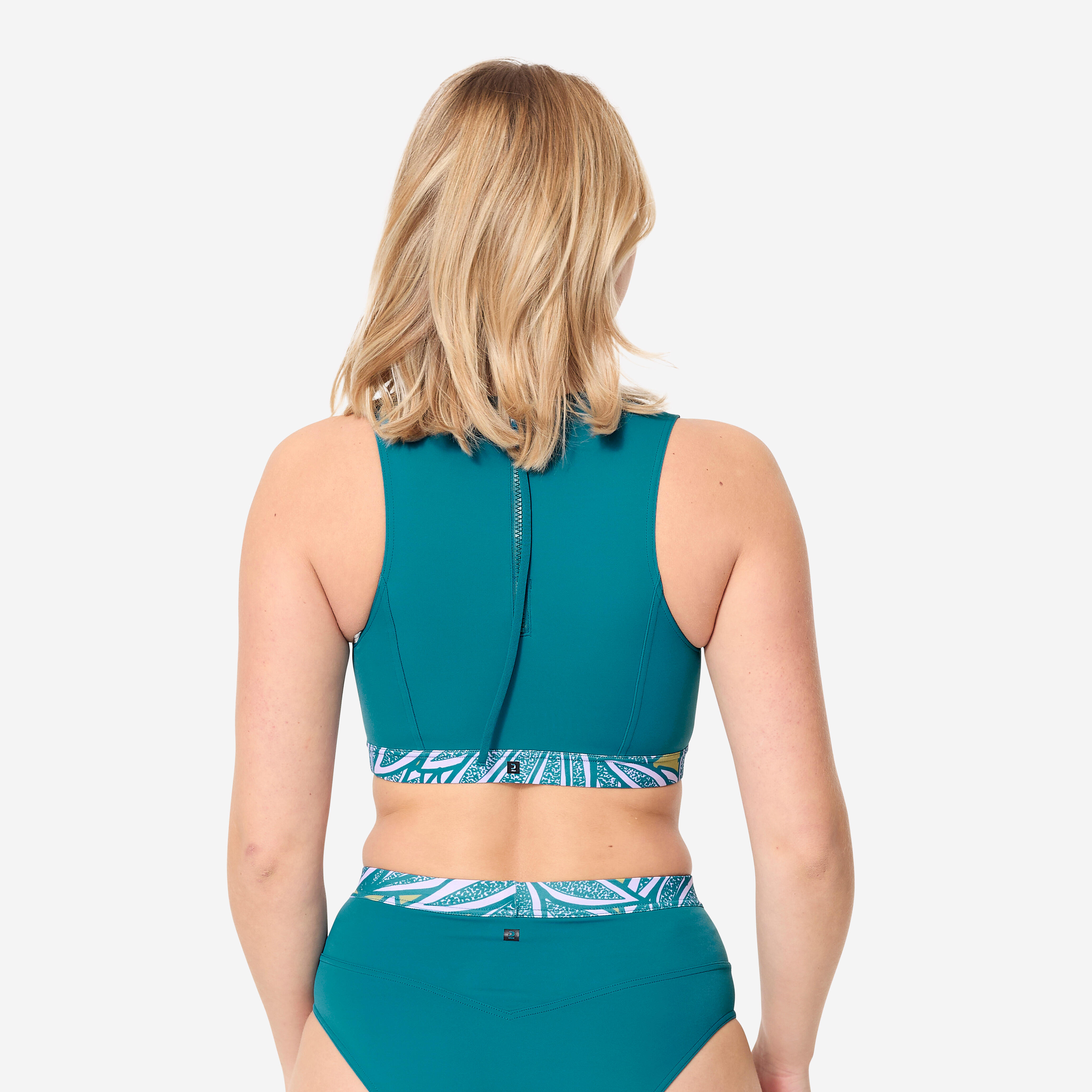 Women’s Surfing Extra Coverage Bikini Crop Top – Carla - OLAIAN