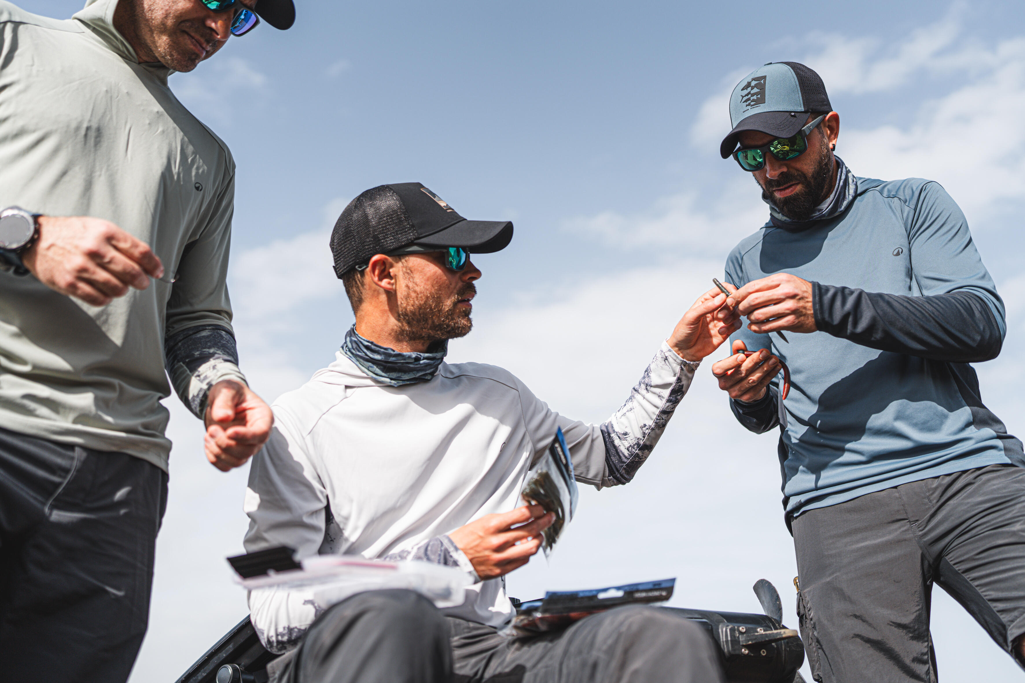 T-shirt de pêche anti-UV 500 avec capuchon UPF 50+ - CAPERLAN