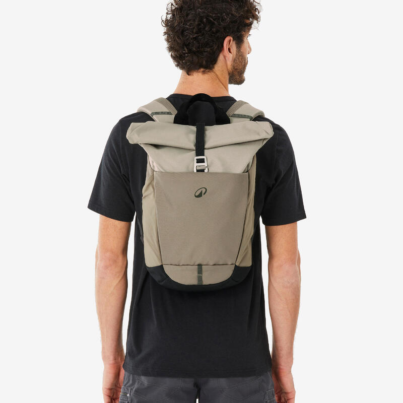 Outdoor Sırt Çantası - 16 + 4 L - Bej - Escape 500 Rolltop